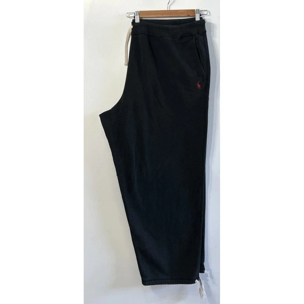 Mens Polo Ralph Lauren Big & Tall  Fleece Sweatpants Sz 5XB Drawstring Cuffs